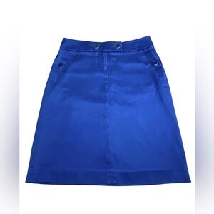 J. Crew Navy Blue Sailor Pencil Skirt Womens Size 0